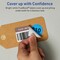 Avery TrueBlock Matte White Paper Labels, 1-1/4" x 3-3/4" Rectangle